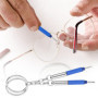 2 Pièces Tournevis à Lunettes, 3 en 1 Tournevis de réparation de poche pour Lunettes, Lunettes de Soleil, Montres, double extrém