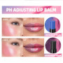 Rouge à lèvres noir et bleu, ajustable, baume à lèvres et teint, rouge à lèvres à changement de couleur, hydratant, imperméable 