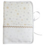Filet - Protège Carnet de Santé à Broder, Motifs Étoilés, Bande Aïda À Personnaliser - Prénom, Motifs, Date de Naissance, Idée C