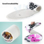 MEMOFYND Lot de 3 paires de semelles intérieures en mousse latex et mousse pour enfants - Motif imprimé - Semelles de rechange -
