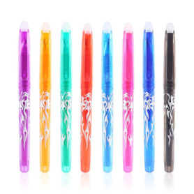 Pen Effaçable De 8 Pièces, Stylo Neutre Créatif, Stylo De Marqueur Multicolore, Stylo À Bille Effacable Multi-Fonction, Bureau E