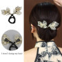 2 Morceaux D'Accessoires De Cheveux En Forme De Feuilles, Accessoires De Cheveux En Strass, Accessoires De Cheveux Rétro, Access