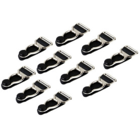 Sharplace 10 Clips Porte-Jarretelles Hommes Crochet Poignée Jarretelles DIY Accessoires