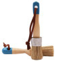 ANCLLO Lot de 2 pinceaux de peinture à la craie et à la cire pour meubles, outils de peinture et d'épilation à la cire, pinceaux