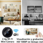 Camera Espion WiFi 1080P Mini Caméra de Surveillance Interieur/extérieur sans Fil avec Enregistrement Micro Cachée Camera Espion