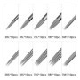 ATOMUS Lot de 100 aiguilles à tatouer jetables mélangées 3RL 5RL 7RL 9RL 3RS 5RS 7RS 9RS 5M1 7M1 Aiguilles en acier inoxydable s