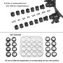 Lunettes de bijoutier à Verre loupe grossissant avec éclairage LED - pour réparation de Montres - 8 Verres interchangeables : 2,