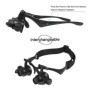 Lunettes de bijoutier à Verre loupe grossissant avec éclairage LED - pour réparation de Montres - 8 Verres interchangeables : 2,