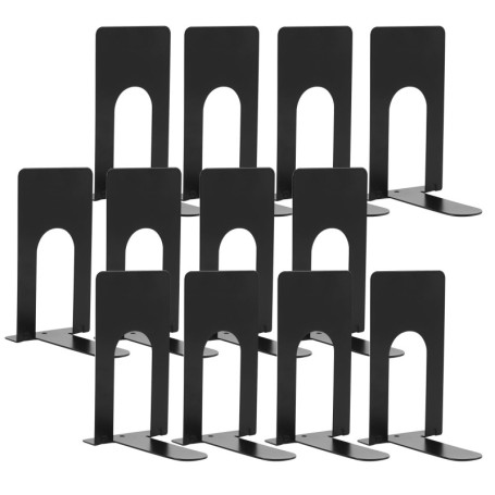 6 Paires Serre Livre,Cale Livre,Serre-Livres,Rangement Livre,Serre-Livres antidérapants pour l'école, la bibliothèque, la Maison