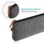 Feutre Papeterie Pouch,2 Pièces Trousse Scolaire Feutre Trousse Sac de Crayon Étui à Crayons Multifonction avec Fermeture éclair