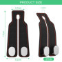Newpop Lot de 2 Porte Sac Voiture, Crochets Organisateur de Siège, Crochet pour Appui-tête de Voiture, Crochets Doubles pour App