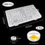 Newpop 1400Pcs Perles Lettres Alphabet et Colorée 7 X 4 mm, A-Z Blanc Coeur Beads avec 2 Fil Elastique, pour Fabrication de Bijo