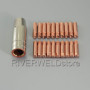 RIVERWELD Électrodes Contact M6 140,0059 0,8mm Bouches de protection coniques 145.0075 pour Torche de soudure MB 15 AK MIG MAG 2