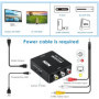 SZJUNXIAO Adaptateur RCA vers HDMI, Mini AV CVBS vers HDMI Vidéo Signal Audio Convertisseurs Adaptateur 1080P 720 Compatible ave