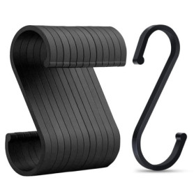 Eupneicu 12 Pièces Crochets En S, Crochet Multifonctions, Crochets De Suspension Métallique Pour Cuisine, Salle De Bain, Chambre