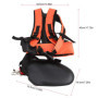 Harnais pour Débroussailleuse Harnais à Double Sangle Bretelles Réglables Confort pour Tondeuse Ceinture en Nylon en Forme de Y 