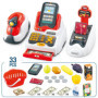 Jouets Supermarché Jeux de Commerçant avec Jouets Lecteurs de Cartes Caisse Enregistreuse Scanners pour Produits et Modèles de A