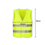 Anlising Gilet de Sécurité, 4PCS Jaune Gilet de Sécurité Réfléchissant, Gilet De Sécurité Haute Visibilité, Gilet Réfléchissant,