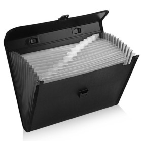 Trieur A4 – Range Document Extensible avec 13 Compartiments, Grande Capacité, Dossier Organisateur Portable avec Fermeture et Ét