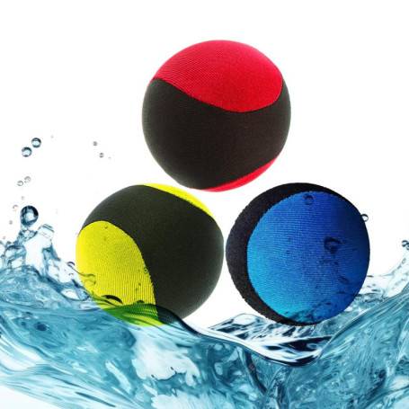3 Pcs Balle Rebondissante D'eau: Ballons a Eau Réutilisables,Bombes à Eau, pour Bataille D'eau Dans Le Jardin Piscine, pour Enfa