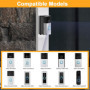 Support de sonnette vidéo réglable (angle de 30 à 55 degrés), compatible avec Video Doorbell Wired/1/2/2e Gen/3/3 Plus/4 et sonn