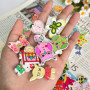 100 Pièces Boutons Animaux Colorés Pour Scrapbooking, Couture, Peinture Et Décoration Bricolage Fait Main
