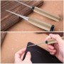 Alène de Couture en Cuir Poinçon avec Manche en Bois Poinçon Bricolage Outils de Perforation à Manche Perforatrice Manche en Boi