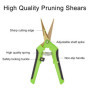 Secateur de Jardin (2 PCS), Sécateur de Jardinage à Main pour Bonsaï, Professionnel Ciseaux De Jardinage, pour Branches, Fleurs 