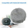 YanBan 24 Pièces Nettoyeur de Vitres Chiffon Weeper Aspirateur Pièces Robot Aspirateur Vadrouille Humide pour Hobot168 pour Hobo