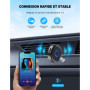 Mohard Recepteur Bluetooth 5.3 Voiture, AUX Adaptateur Jack 3.5mm, Appel Mains Libres & Double Connexion, Autonomie 16H, Receveu