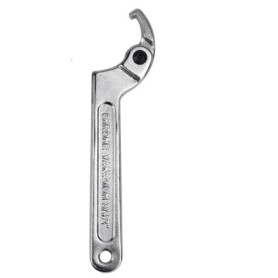 DTYGUIXE Clé à Ergot Réglable 19-51mm Articulée Pour Amortisseur Moto, Crochet Clé à Molette Réglable Velo, 16.5 x 3.5 x 0.5cm A