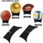 Support pour Ballon,Présentoir de Football Acrylique Support de Ballon de Rugby Clair Vitrine de Balle de Sport pour Ecole à la 