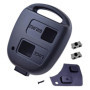 ANGOFIZ Coque Clé Télécommande sans Lame Compatible avec Toyota Rav4 Yaris Corolla Celica Land Cruiser Picnic Prado Previa Prius