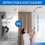 DOBIGER Plumeau Microfibre Telescopique, Nettoyeur de Poussière Rétractable Gap, Artefact de Nettoyage Anti-poussière Rétractabl