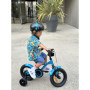 PROMETHEUS BICYCLES Velo Enfant 3 Ans Garcon vélo Fille 12 Pouces a Roulette pour 3 a 5 Ans - BMX en Bleu