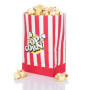 FunX Lot de 80 sachets à pop-corn en papier kraft - Pour cinéma, soirées cinéma, anniversaires d'enfants et fêtes pyjamas - 10 x