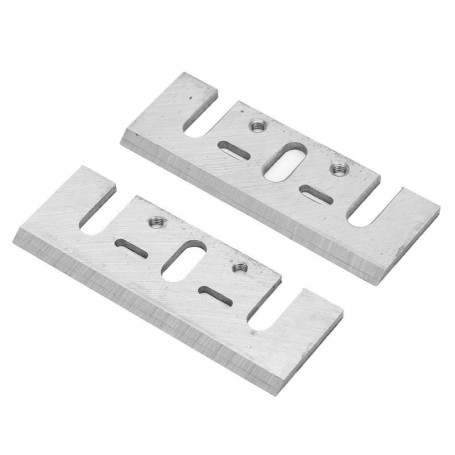 2PCS 3-1/4 Inch Tooling Lames de raboteuse Lame de Rechange pour Raboteuse électrique HSS Lame de Rabot pour Hitachi 1900B