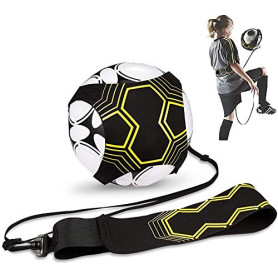 JPudinor Football Ceinture D'entraînement, Sangle Élastique pour Entraînement de Football, Ceinture Réglable Solo Kicking Pratiq
