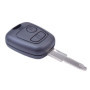 ANGOFIZ Coque Clé Télécommande Compatible avec Peugeot 106 107 206 206CC 206 Break SW 207 306 406 +Lame Vierge NE73 + 2 Boutons 