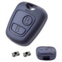 ANGOFIZ Coque Clé Télécommande sans Lame Compatible avec Citroen Berlingo Picasso Saxo Xsara Peugeot Partner 406 Modèle Lame à I