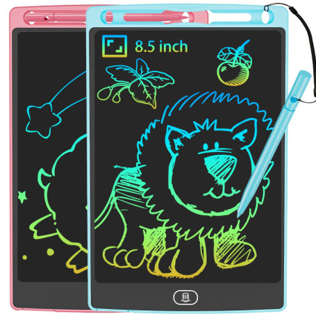 JOEAIS Tablette Dessin Enfant 2 Pack, Tablette Graphique De 8,5 Pouces pour Enfants, Jeux Ardoise Magique Cadeaux Parfaits pour 