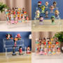 Pomeloone 3 Niveaux Présentoir en Acrylique, Transparent Présentoir Marches pour Figurines Amiibo Funko POP, Cupcakes, Objets de