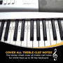 Autocollants Piano Pour Touches De Clavier 49/61/ 76/88 – Transparents Et Amovibles