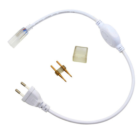 GreenSun Bloc d'Alimentation, Transformateur pour Bande LED 5050, Tube Lumineux 220-240 V, Accessoire pour Tuyau Lumineux, Prise