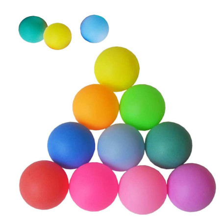 30 Pièces 40 mm Balles Tennis Table Qualité Supérieure, Balles Tennis Table Couleurs Mélangées, Balles de Ping-Pong D'entraîneme