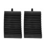 Cales - 2pcs voiture de bloc anti-dérapant, pneus d'arrêt Block, pneus Slip Stopper, arrêt Cales l'alignement des roues Bloc des