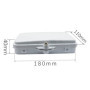 PNGKNYOCN Boîte de distribution de fibre optique FTTH à 4 cœurs, boîte de distribution de fibre optique à 4 ports pour adaptateu