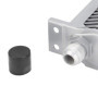KSTE Radiateur Refroidissement, 19 Rangs British Type de Moteur Refroidisseur d'huile Moteur Radiateur de Refroidissement Argent