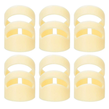 MAGT Médiators pour Guitare, Mediator Guitare, Médiator de Doigt de Guitare, Mediator Guitare Doigt, 6 pièces Bricolage Doigt ch