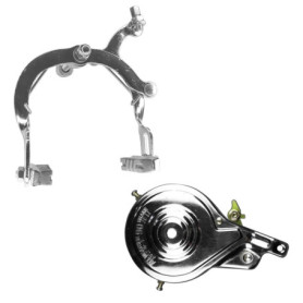 cyclingcolors Etrier de Frein Avant Acier galvanisé et Frein Tambour arrière Vélo Enfant Junior VTT VTC Ville freinage